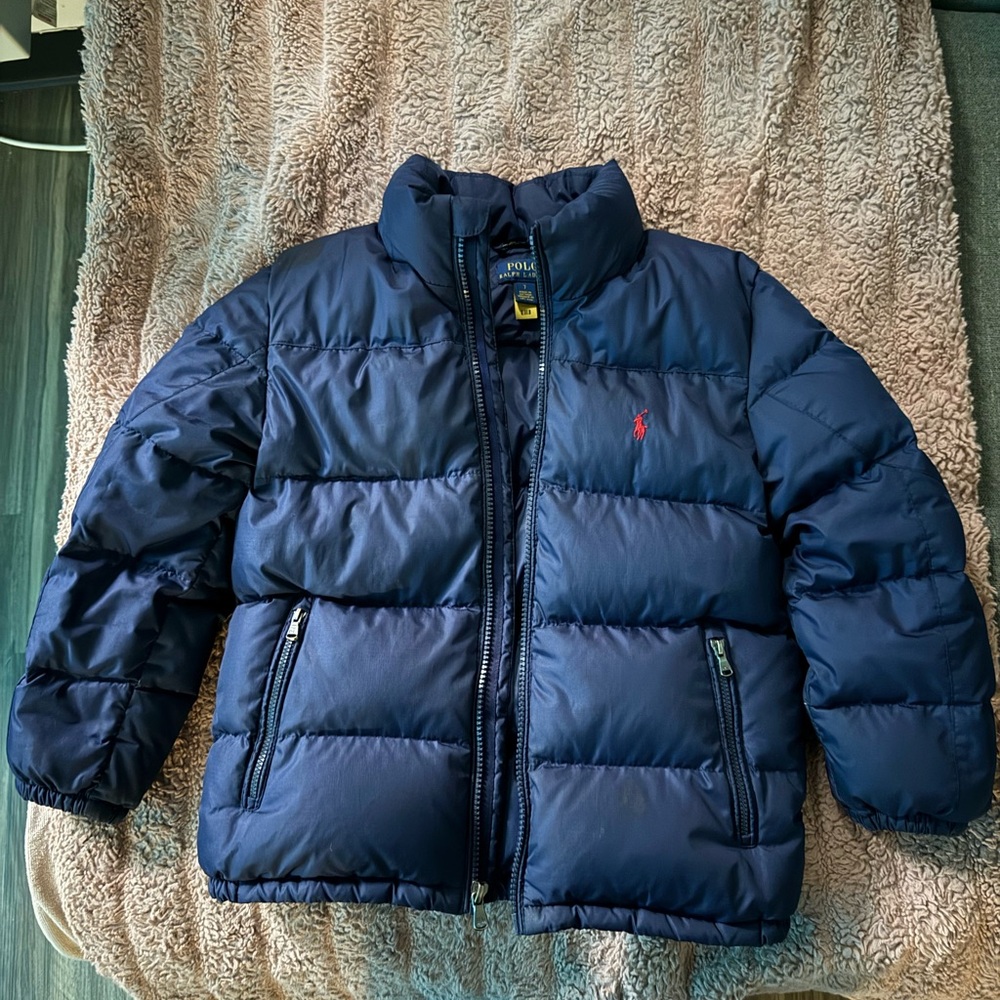 Polo by Ralph Lauren Kids Blue Puffer Coat